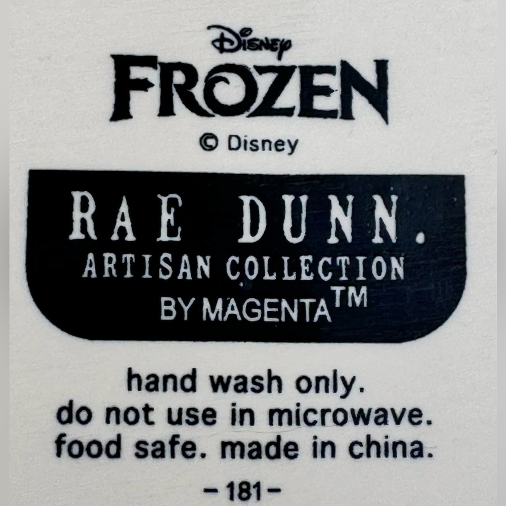 Rae Dunn Disney Frozen “LET IT GO” Elsa Iridescent Double Sided Mug - Picture 9 of 9